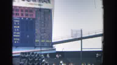 Yankee Stadium New York (1964): A Huge Scoreboard Located In A Baseball Stadium