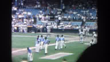 Yankee Stadium New York (1964): Baseball Team Members Wearing Blue And White