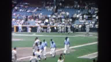 Yankee Stadium New York (1964): Baseball Players Are Warming Up For A Tough Game