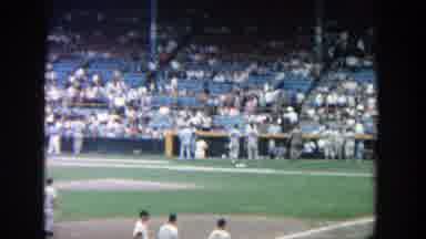 Yankee Stadium New York (1964): People Leaving Blue Stadium Seats After Ball Game