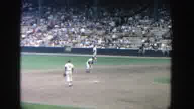 Yankee Stadium New York (1964): A Baseball Video Showing Player Throwing Baseball