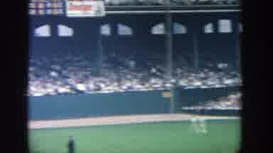 Yankee Stadium New York (1964): Footage Panning Across A Baseball Field Filled