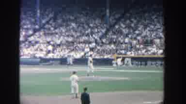 Yankee Stadium New York (1964): The Pitcher Throws The Ball To The Man Up At Bat