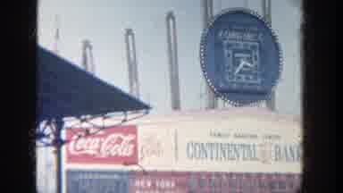 Yankee Stadium New York (1964): Big Clock And Score Panel In A Baseball Stadium
