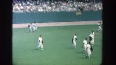 Yankee Stadium New York (1964): Players On Baseball Field In Uniforms And Many