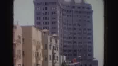 California (1952): Three Older Buildings One Of The Buildings Is Much Taller