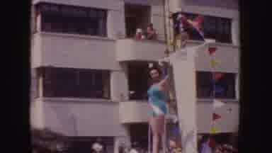 California (1952): There Are People Chanting For The Two Women Who Are Competing