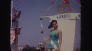 California (1952): 1952 Miss World Parade â Miss Greece In Focus