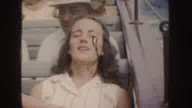 California (1952): A Woman On A Boat Looks Into The Sky And Smiles