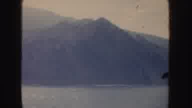 California (1952): A Cloudy Day Viewing The Big Beautiful Mountains