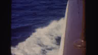 California (1952): A Boat Sailing Through The Ocean It Looks Very Cold And The