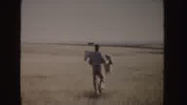 Idaho (1955): Two Beautiful Horses With The Family In The Field
