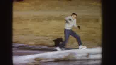 Idaho (1955): A Man Trying To Skate