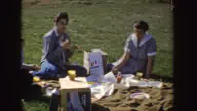 Why was the picnic so relaxing? Because the food was 'grass'-roots only!
