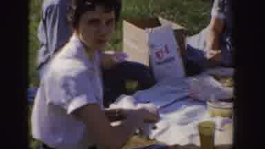 Idaho (1955): Family Together Sitting In The Park Having Picnic