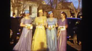 Montana (1939): Group Of People In An Ecclesial Celebration Courtship Of Women