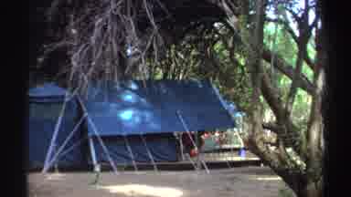 Sudan (1969): View Of Blue Tent Near Green Trees In A Clear Day