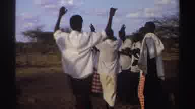 Sudan (1969): A Group Of Eastern People Dancing In A Line The Leader Of The Line