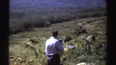 Sudan (1969): Man Taking Picture Of Nature In A Place Surrounded By Vegetation