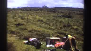 Sudan (1969): Two Campers Nap In The Sun On Their Backs Followed By A Tent