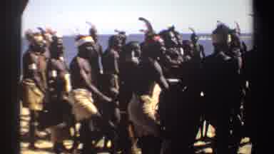 Sudan (1969): Men Of African Tribe Performing Dance Circle Ritual