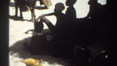 Sudan (1969): Black People Resting And Enjoying The Day On The Beach Sand