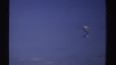 Sudan (1969): Flock Of White Birds Flying On Blue Sky On A Clear Day