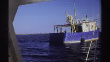 Sudan (1969): Film Taken From One Ship As Another Passes By Fishing Poles On Back