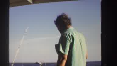 Sudan (1969): Man Standing On The Boat Turns To The Camera Then Turns Back Towards