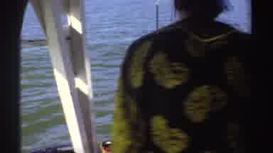 Sudan (1969): Person Fishing In The Open Sea In Sudan From A Boat With Friends