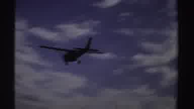 Sudan (1969): Older Plane Landing In A Field