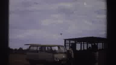 Sudan (1969): Little Airplane Flying Close To A Car And An Person