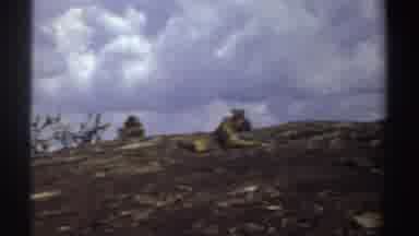 Sudan (1969): Lions Laying Down On The Ground And Resting In The Wild