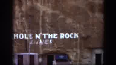 Utah (1951): White Man Walking Towards A Huge Mountain In Daylight