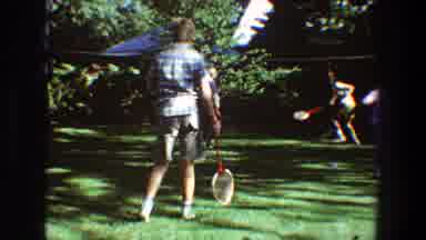 Toledo Ohio (1968): There Are Kids Playing Tennis With Each other And Having A