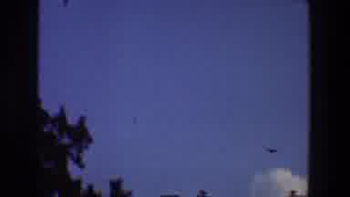 Toledo Ohio (1968): Filming The Flight Of The Birds Link Blue Summer Sky
