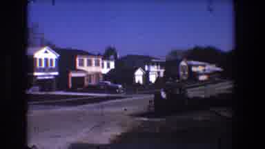 Toledo Ohio (1968): Sidewalk Laden Neighborhood And Multiple Houses In Close