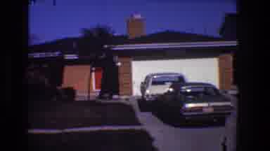 Toledo Ohio (1968): Tall Tall White Houses With Chimneys And Two Cars Parked On