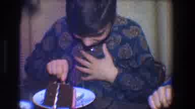Toledo Ohio (1968): Celebrating My Birthday By Eating A Cake And Playing A Hockey