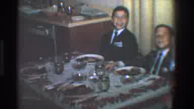 Toledo Ohio (1968): Children At The Dinner Table Eating And Laughing Happy To Be