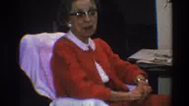 Toledo Ohio (1968): A Lady In Red Dress Talking