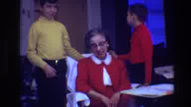 Toledo Ohio (1968): Two Apparently Sibling Children Share With Their Grandmother
