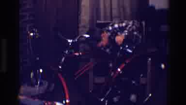 Toledo Ohio (1968): Small Child Checking A Red And Bigger Than Him Bicycle