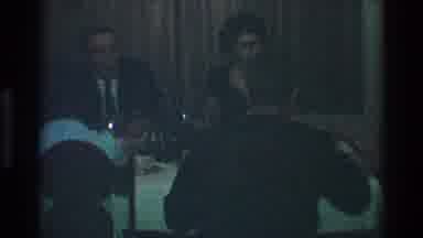 Toledo Ohio (1968): People At A Dinner Party Recorded On Mm Film Stock