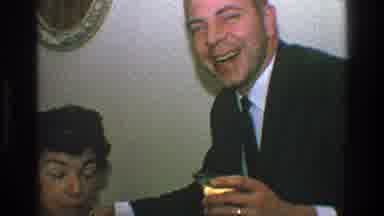 Toledo Ohio (1968): Woman And Drunk Man Having Fun At A Party