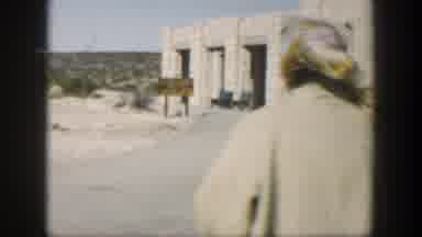 Texas (1951): Women Walking Towards Building