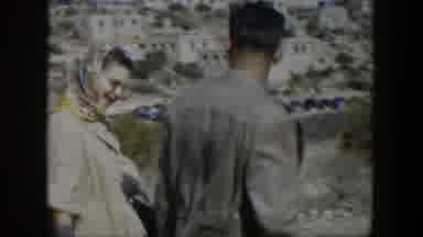 Texas (1951): Sweet Couple Walking The City Road