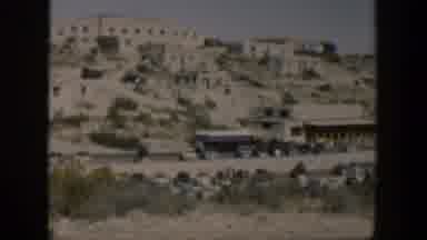 Texas (1951): A Panoramic Shot Of Ancient Ruins Cutting To Two Smiling Ladies In