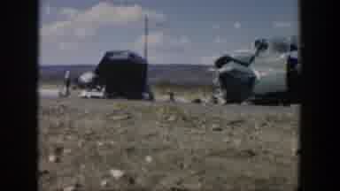 Texas (1951): Transit Accident Between Two Vehicles The Passenger Of Another