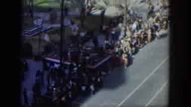 Texas (1951): A Very Great Crowd Of People Gathered At The Side Of The Road
